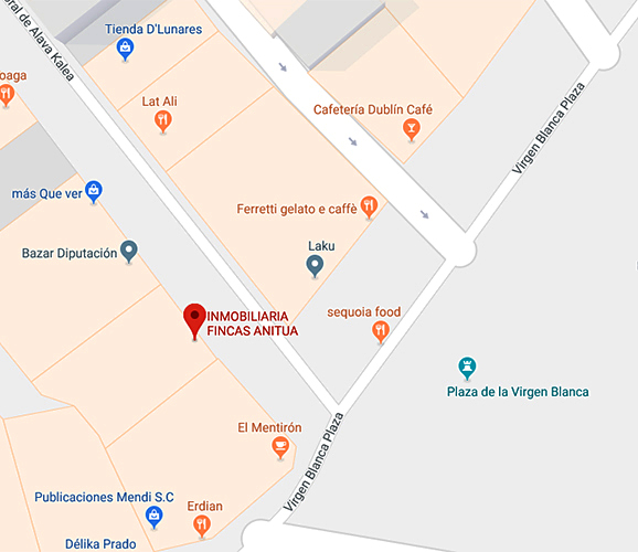 Localizacin junto a la Plaza de la Vrgen Blanca